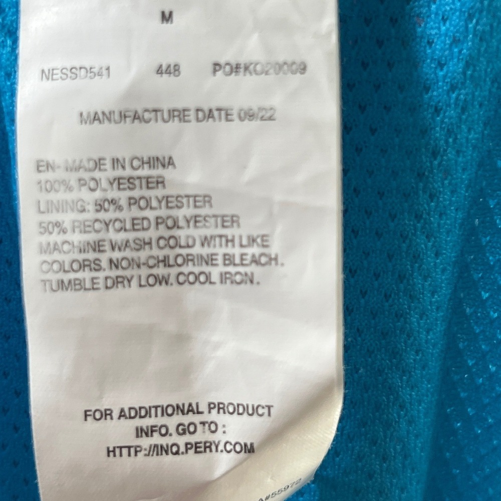 Nike Men Blue Elastic Waist Swim Trunks Shorts Beach Vacation Pool Sporty Medium - Picture 6 of 6